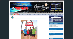 Desktop Screenshot of olympsport.be