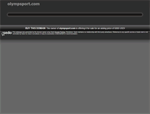 Tablet Screenshot of olympsport.com