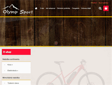 Tablet Screenshot of olympsport.cz